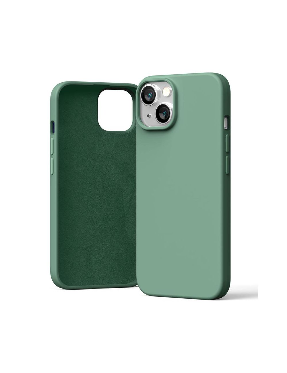 MERCURY SILICONE CASE IPHONE 15 (6.1), GREEN / ZIELONY