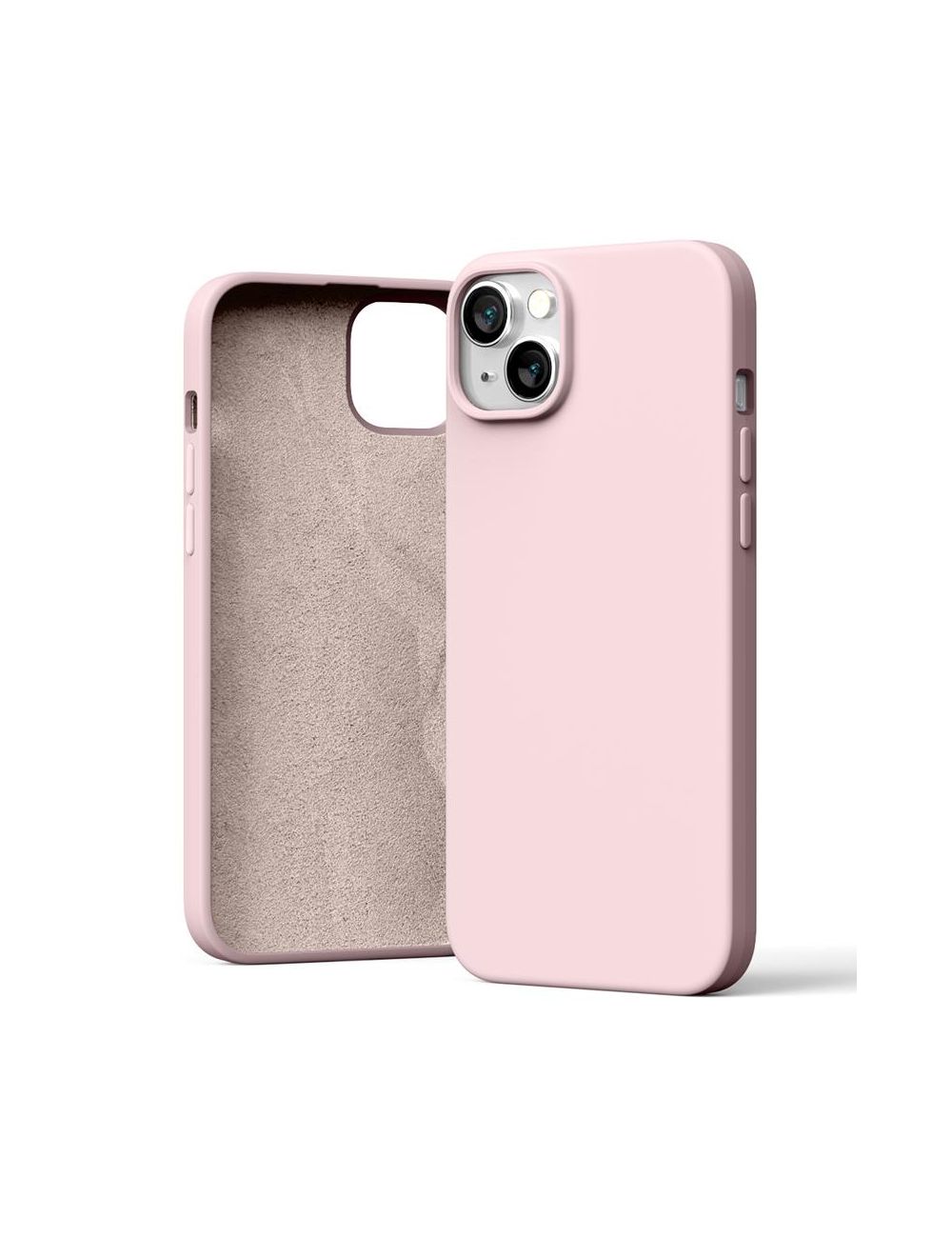 MERCURY SILICONE CASE IPHONE 15 PLUS (6.7), PINK SAND / PUDROWY RÓŻ