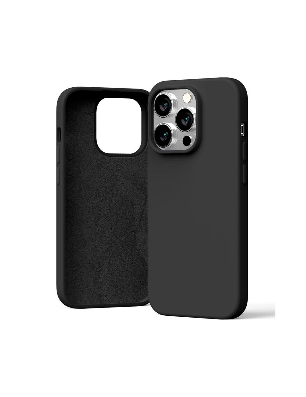 MERCURY SILICONE CASE IPHONE 15 PRO (6.1), BLACK / CZARNY