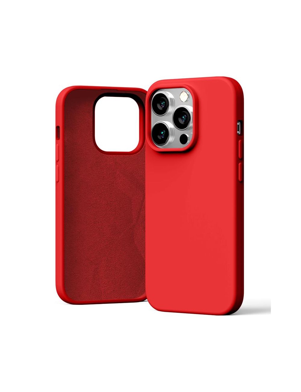 MERCURY SILICONE CASE IPHONE 15 PRO (6.1), RED / CZERWONY