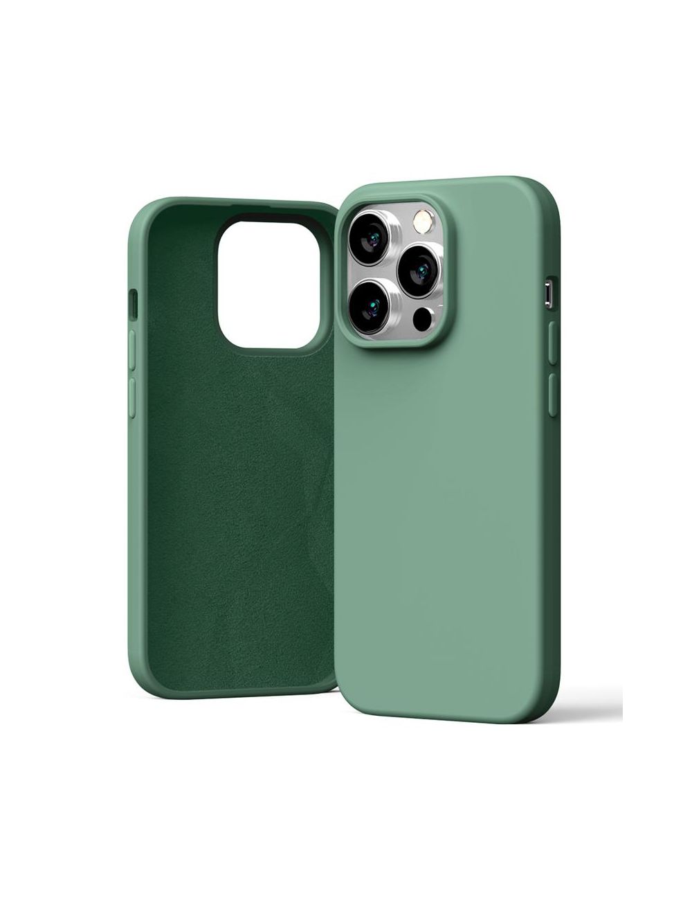 MERCURY SILICONE CASE IPHONE 15 PRO (6.1), GREEN / ZIELONY