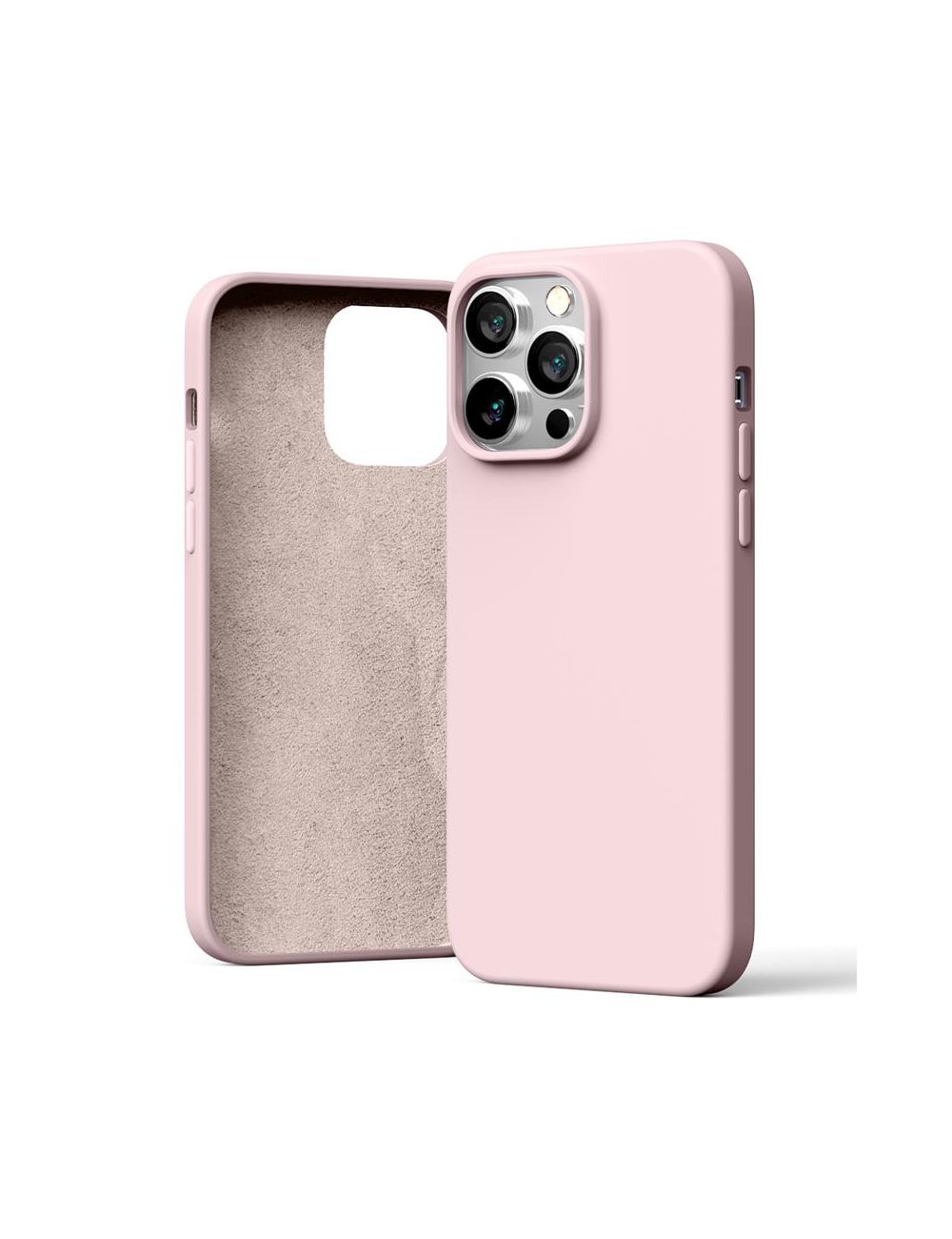 MERCURY SILICONE CASE IPHONE 15 PRO MAX (6.7), PINK SAND / PUDROWY RÓŻ