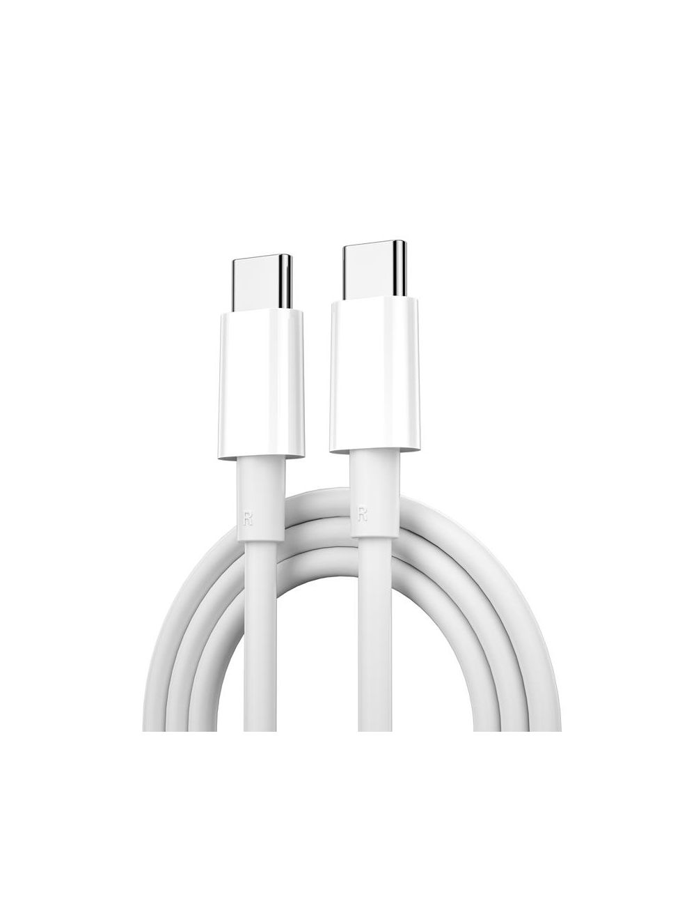 WIWU Kabel C008 USB-C - USB-C 1,2 m 100W biały