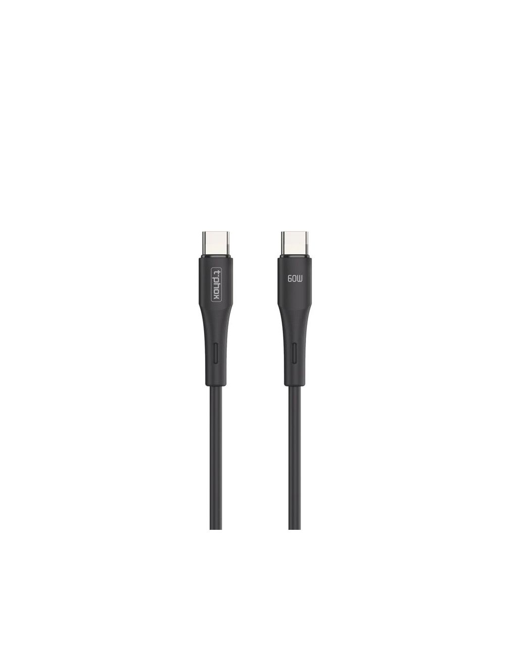 KABEL T-PHOX GENTLE USB-C/USB-C 60W 1M BLACK