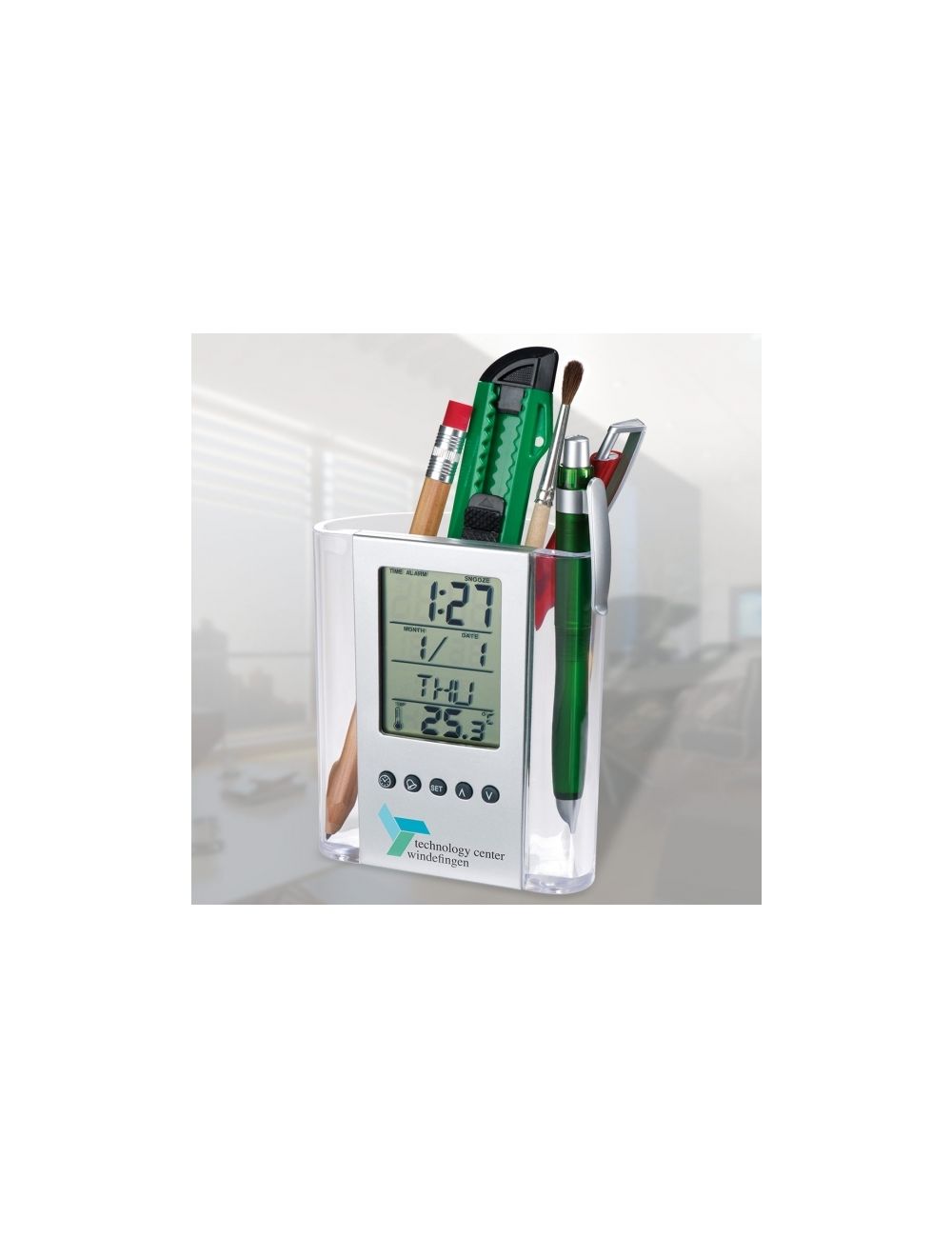 Stojak biurkowy akrylowy MADRID