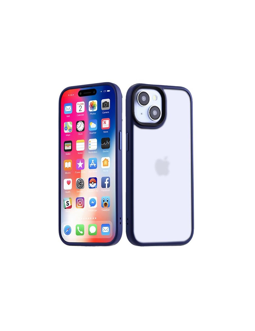 MX RIBBED CAM IPHONE 11 DARK BLUE / GRANATOWY