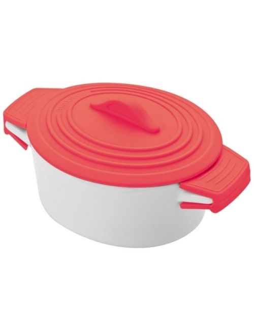 Pojemnik porcelanowy z silikonową przykrywką DELHI