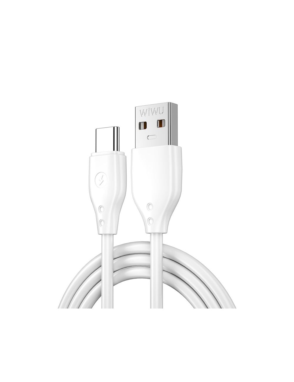 WIWU kabel Pioneer Wi-C001 USB - USB-C 2,4A 1,0m biały