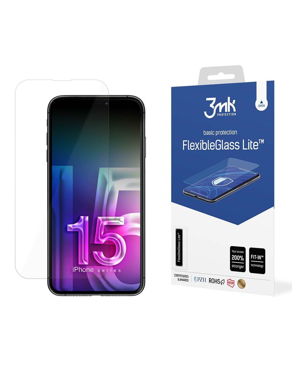 3MK Flexible Glass Lite Iphone 15