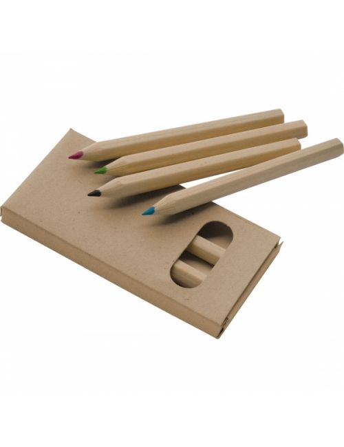 Kredki drewniane MINI