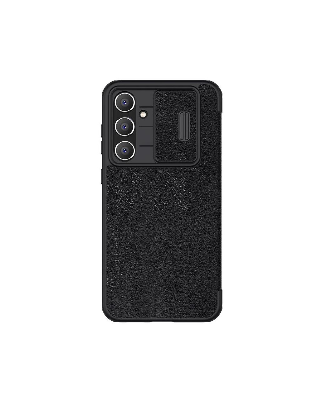 Nillkin Qin Pro Leather Case Samsung S23 FE, BLACK / CZARNY