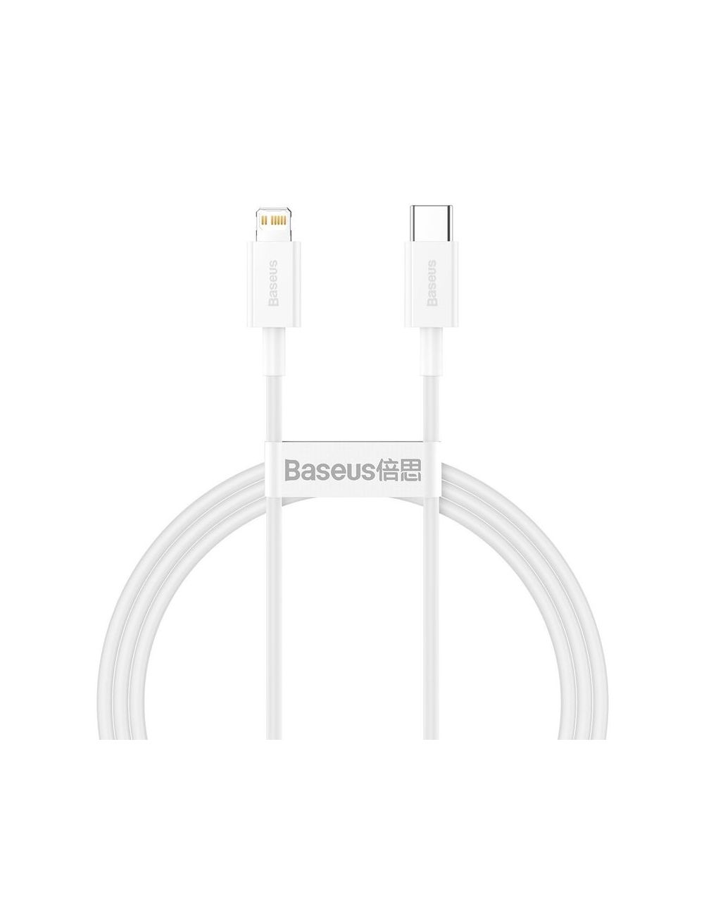 KABEL BASEUS SUPERIOR SERIES 20W 1M USB-C/LIGHTNING WHITE