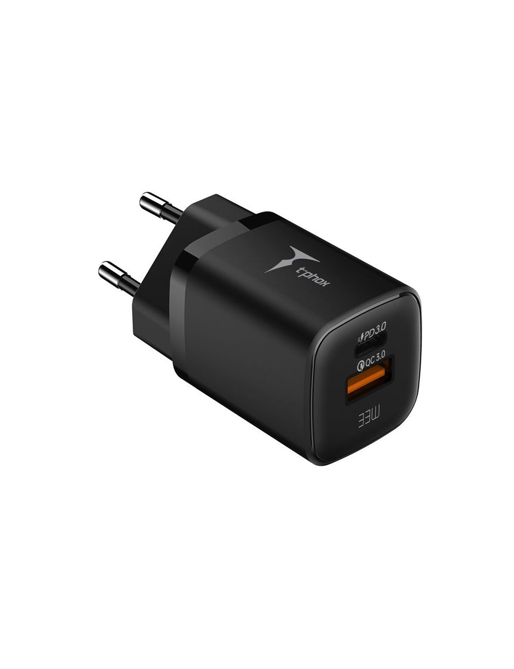 Ładowarka sieciowa T-PHOX HANDY SERIES 33W T-PP08 USB/USB-C BLACK