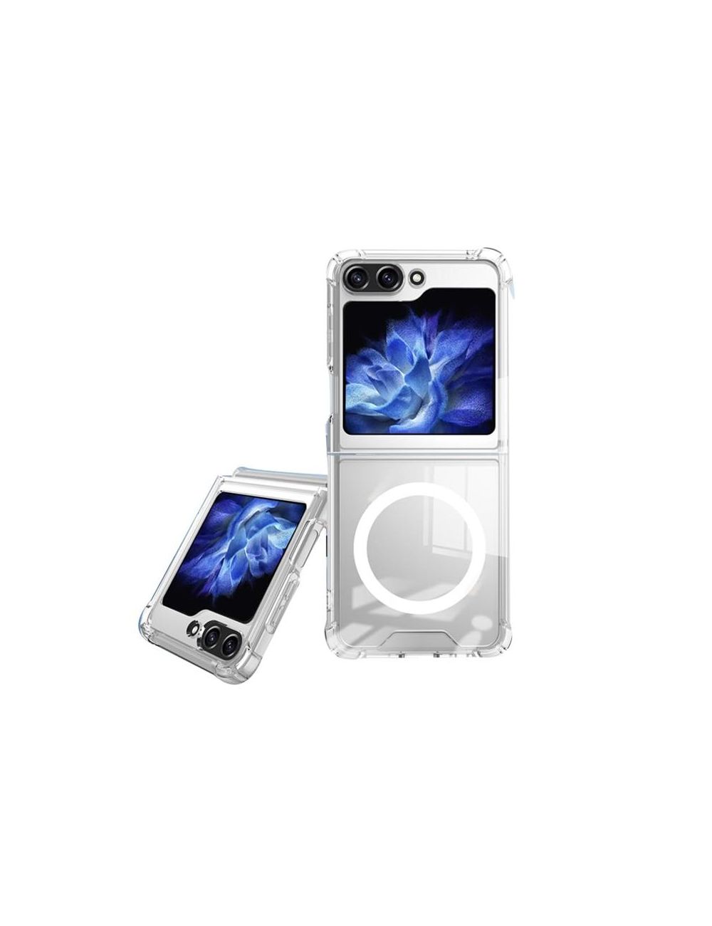 ETUI MAGNETIC SAMSUNG GALAXY Z FLIP5 CLEAR / PRZEŹROCZYSTY