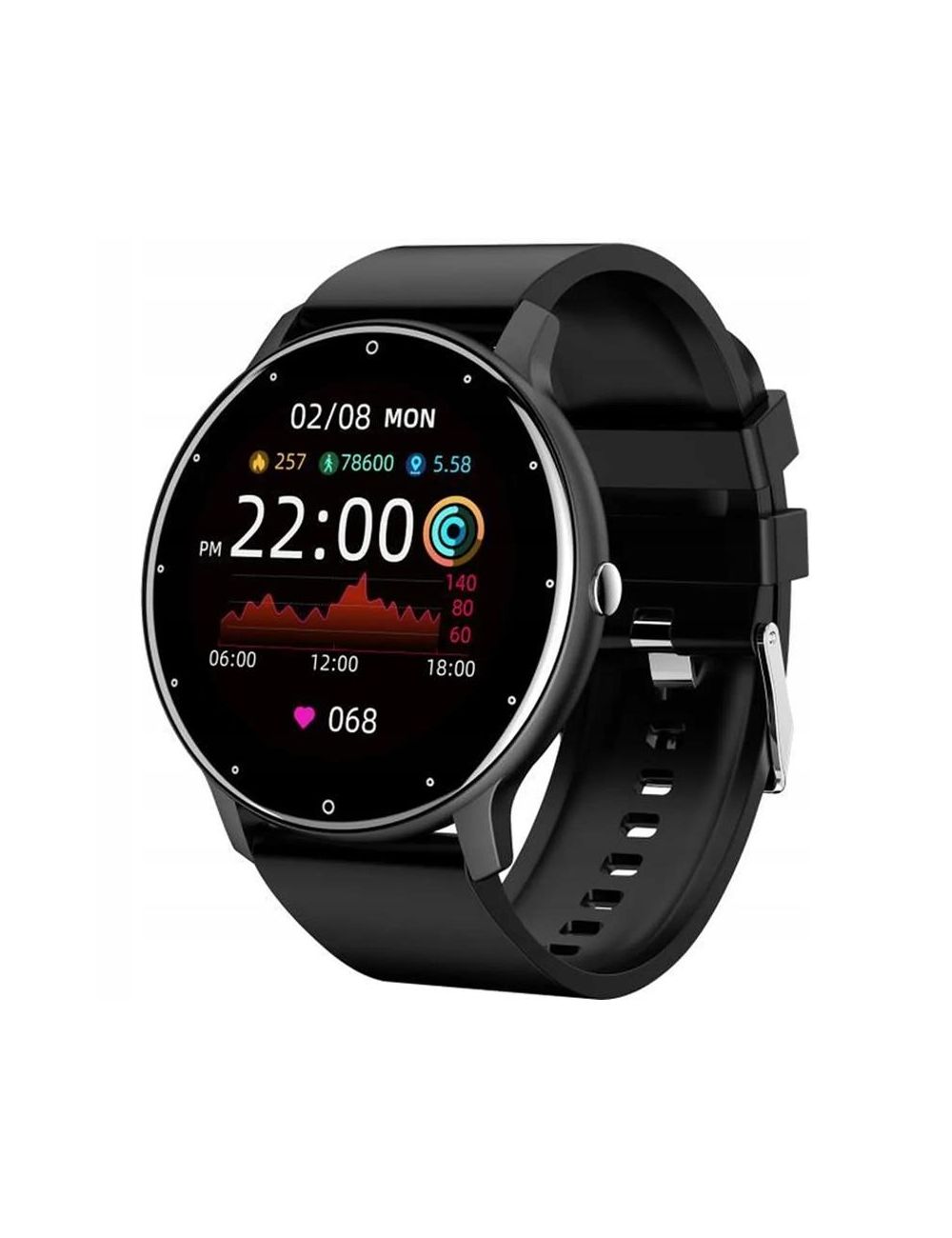 Smartwatch ZL02D BLACK / CZARNY