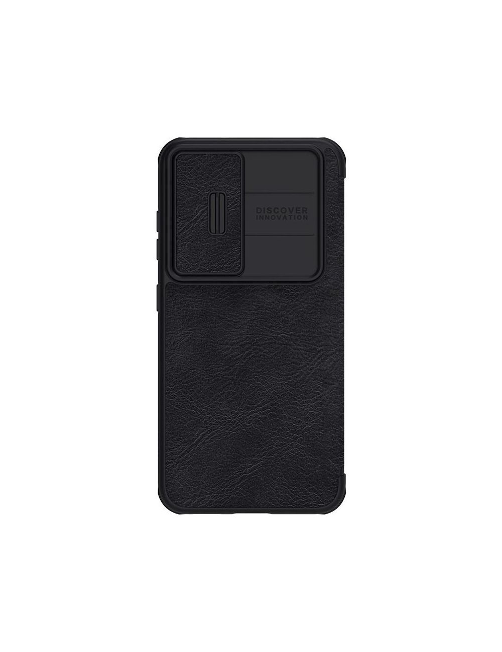 Nillkin Qin Pro Leather Case Samsung S23, BLACK / CZARNY