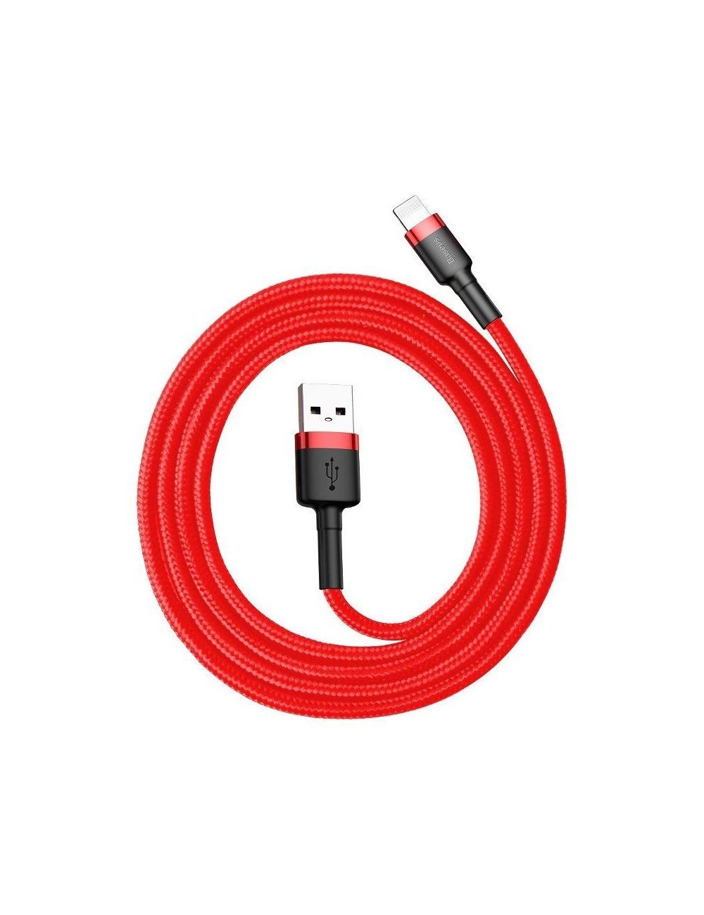 KABEL BASEUS CAFULE USB/LIGHTNING 2.4A 0.5M RED