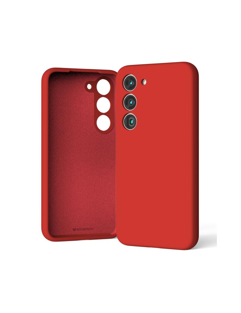 Mercury Silicone Case Samsung S23 FE 5G RED / CZERWONY