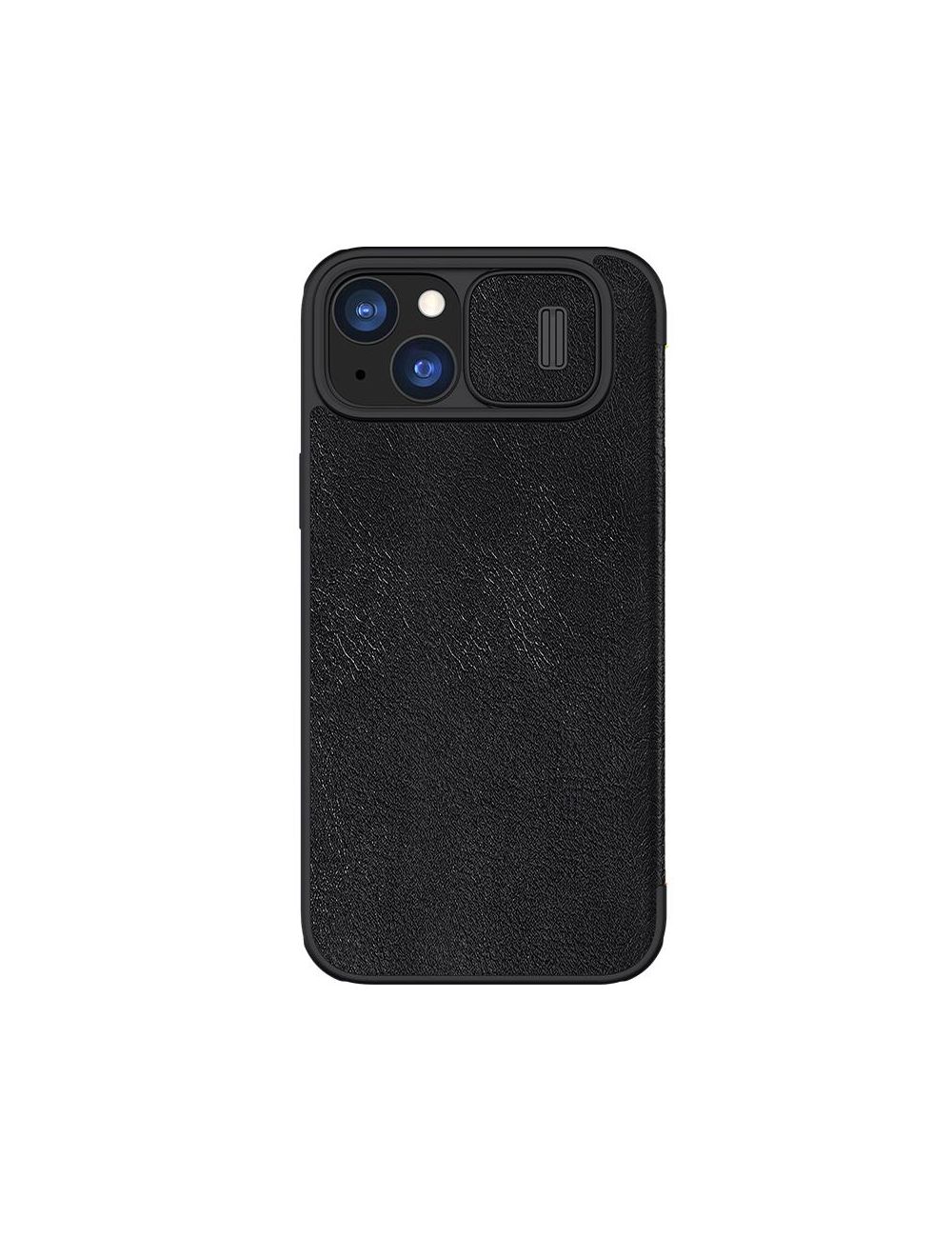 Nillkin Qin Pro Leather Case Iphone 15 Plus (6.7), BLACK / CZARNY