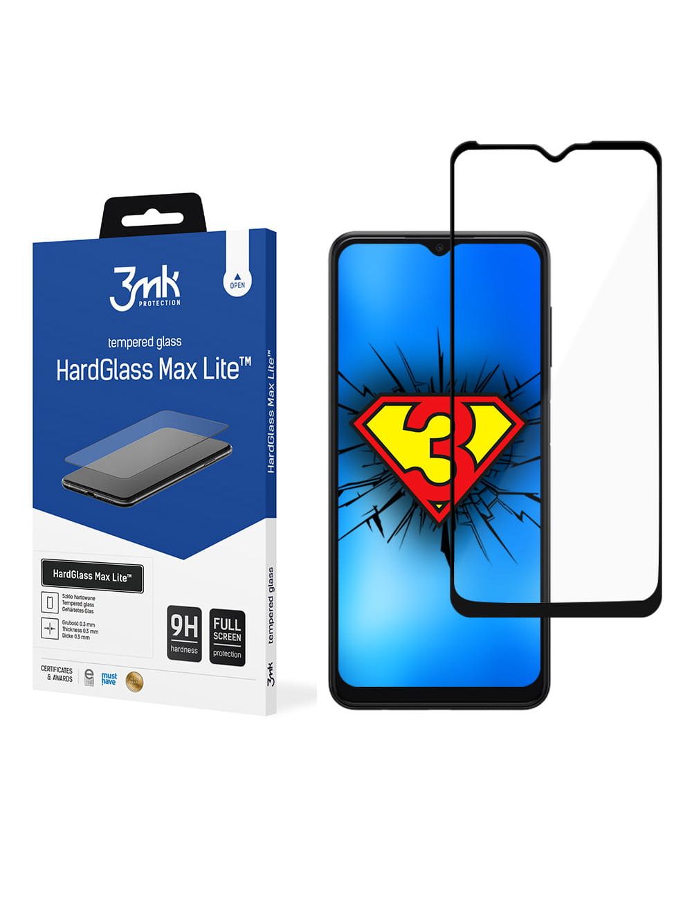 3MK HARDGLASS MAX LITE SAMSUNG A13/M23 4/5G