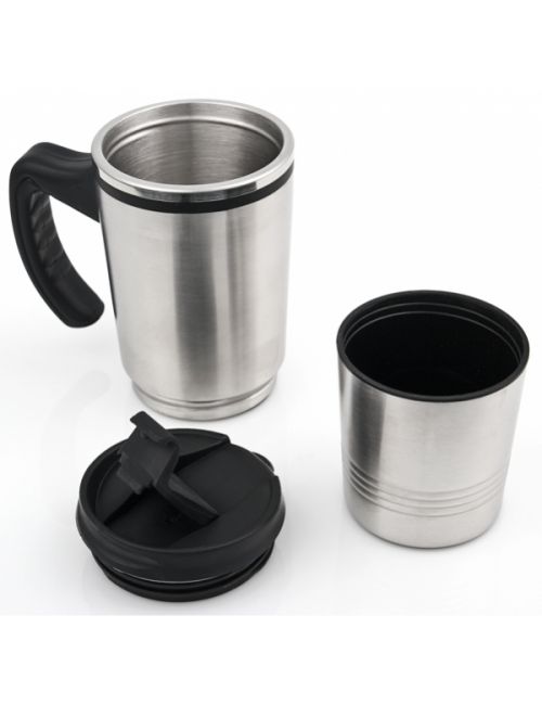 Kubek termiczny ze stali nierdzewnej 2w1 HADLEY 600 ml