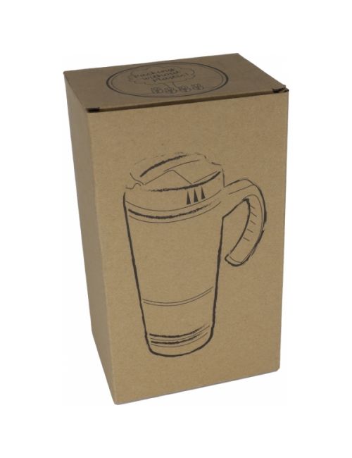 Kubek termiczny ze stali nierdzewnej 2w1 HADLEY 600 ml