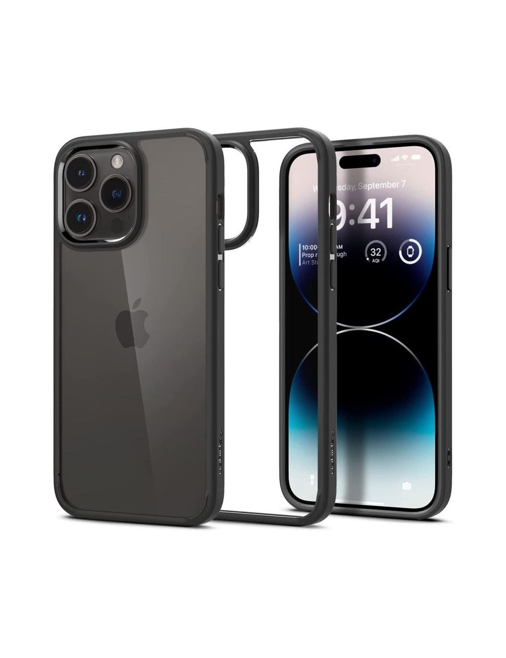 SPIGEN ULTRA HYBRID IPHONE 15 PRO MATTE BLACK