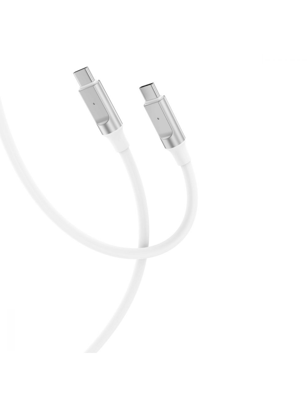 XO KABEL NB-Q252B USB-C/USB-C 1m 60W BIAŁY