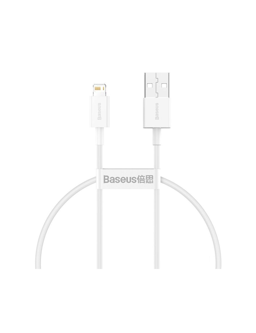 KABEL BASEUS SUPERIOR USB/LIGHTNING 2.4A 0.25M BIAŁY/WHITE