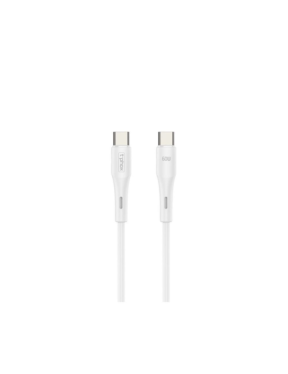 KABEL T-PHOX GENTLE USB-C/USB-C 60W 1M WHITE