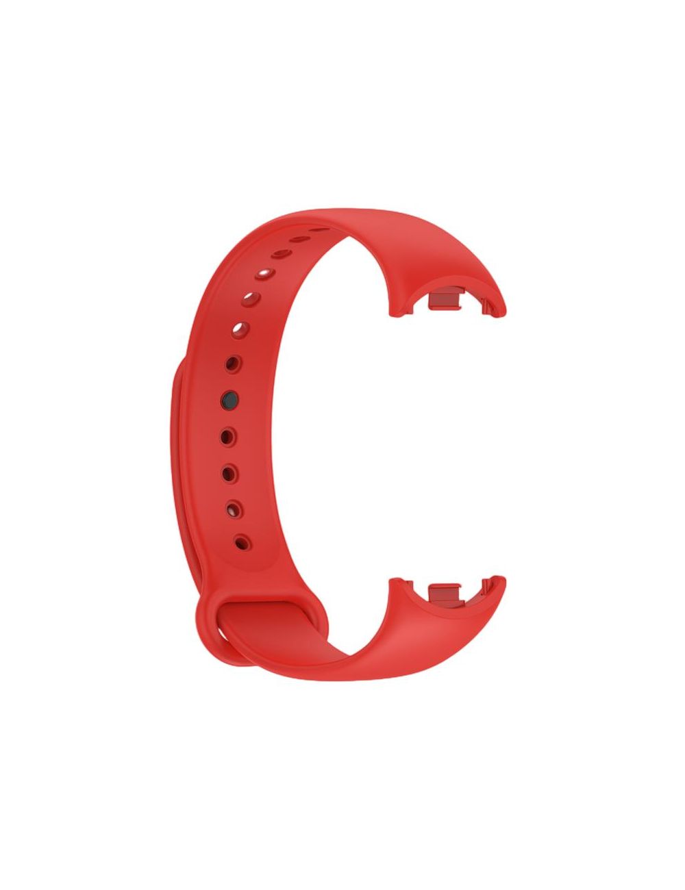 Pasek Silikonowy Mi Band 8 / M8 (6), RED / CZERWONY