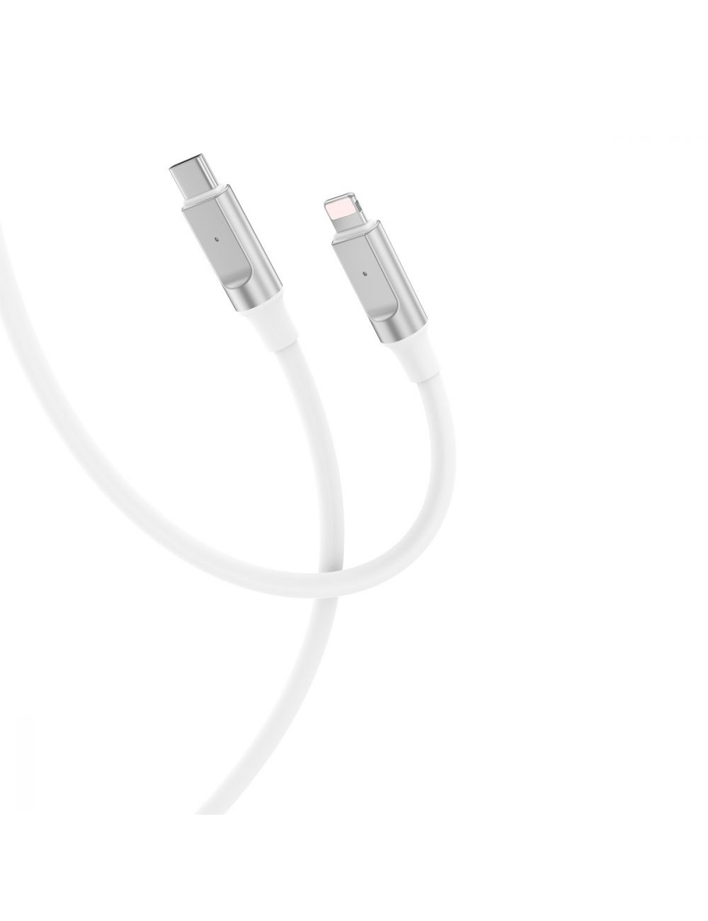 XO KABEL NB-Q252B USB-C/LIGHTNING 1m 27W BIAŁY