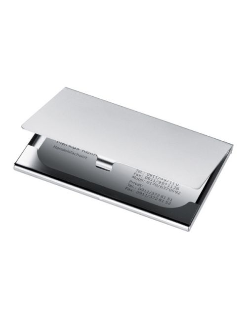 Etui na wizytówki metalowe CORNWALL