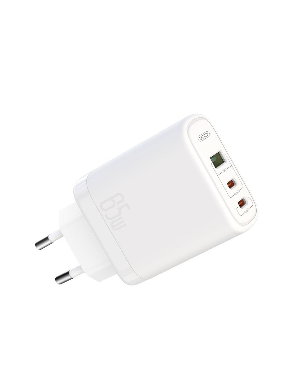 XO ładowarka sieciowa CE04 PD 65W 2xUSB-C 1xUSB BIAŁA