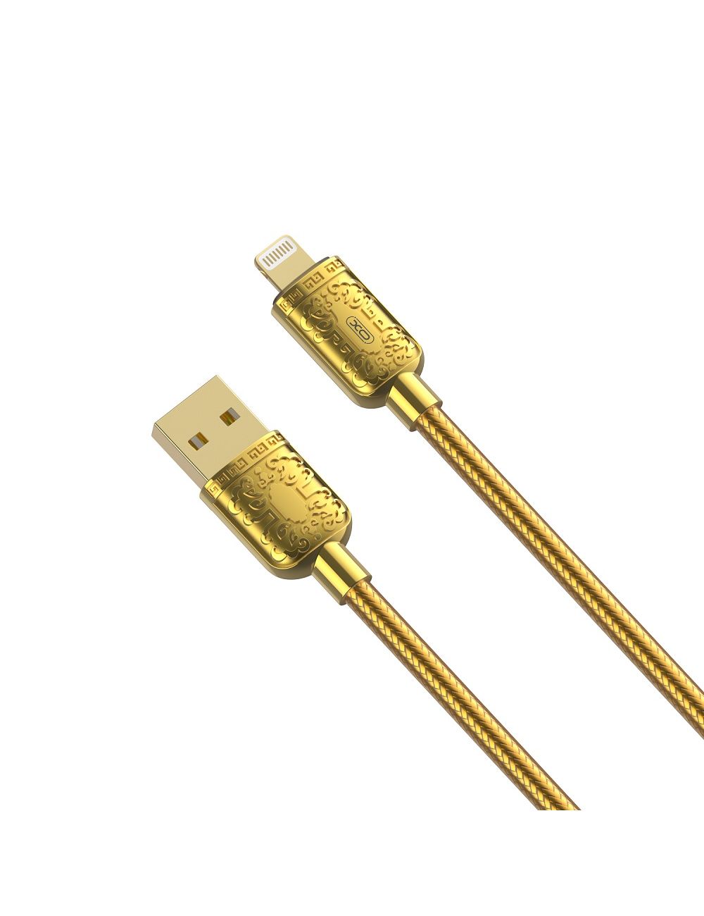 XO KABEL NB216 USB/Lightning 1m 2,4A złoty