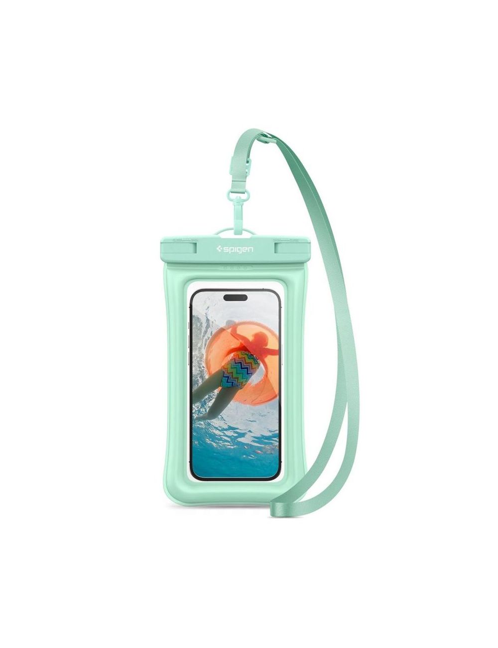 SPIGEN POKROWIEC WODOODPORNY A610 FLOAT CASE WATERPROOF MINT/MIĘTOWY