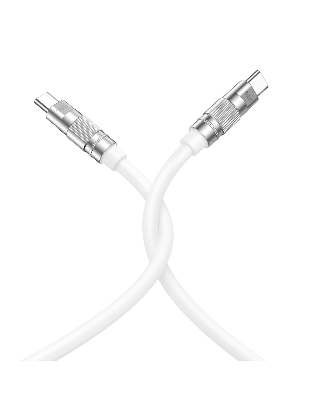 XO KABEL NB-Q228B USB-C/USB-C 1,2m 60W BIAŁY