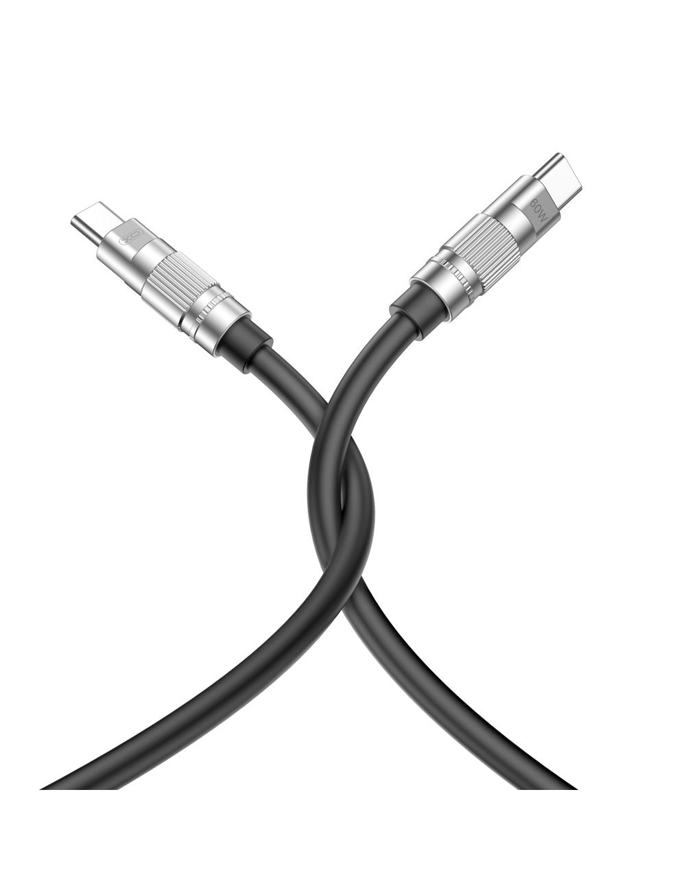 XO KABEL NB-Q228B USB-C/USB-C 1,2m 60W CZARNY