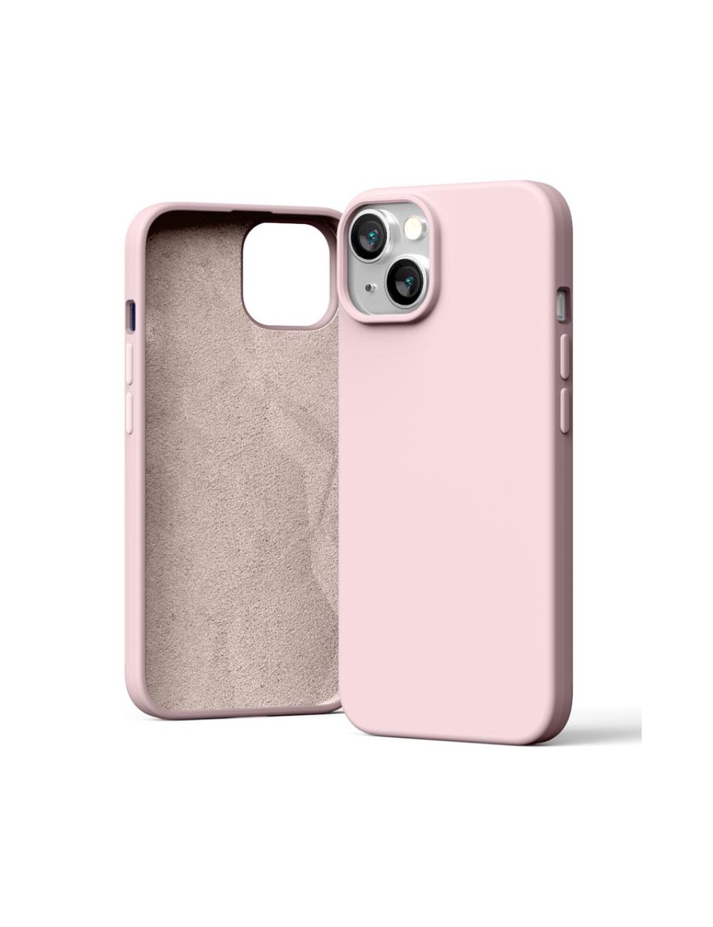 MERCURY SILICONE CASE IPHONE 15 (6.1), PINK SAND / PUDROWY RÓŻ