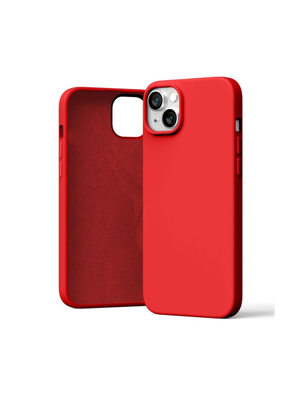 MERCURY SILICONE CASE IPHONE 15 PLUS (6.7), RED / CZERWONY