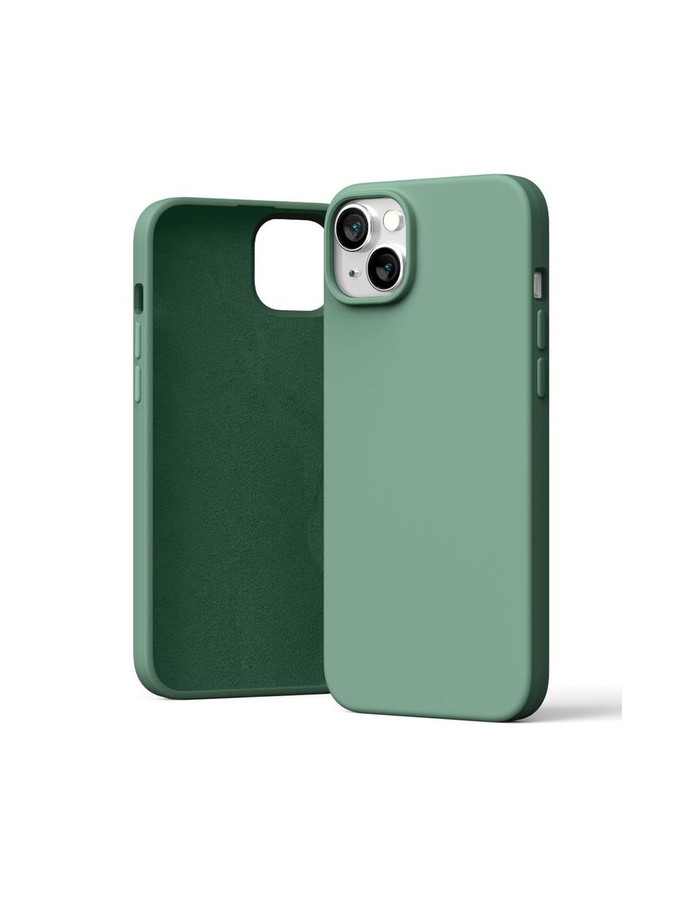 MERCURY SILICONE CASE IPHONE 15 PLUS (6.7), GREEN / ZIELONY