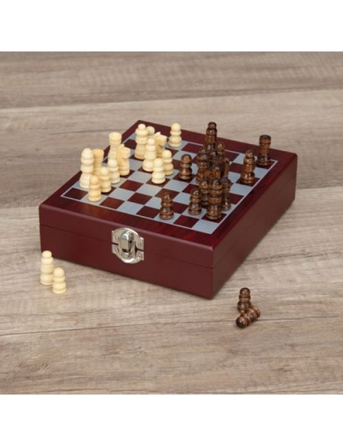 Zestaw do wina z szachami SAN GIMIGNANO