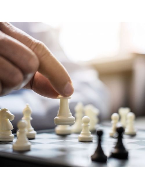 Zestaw do wina z szachami SAN GIMIGNANO