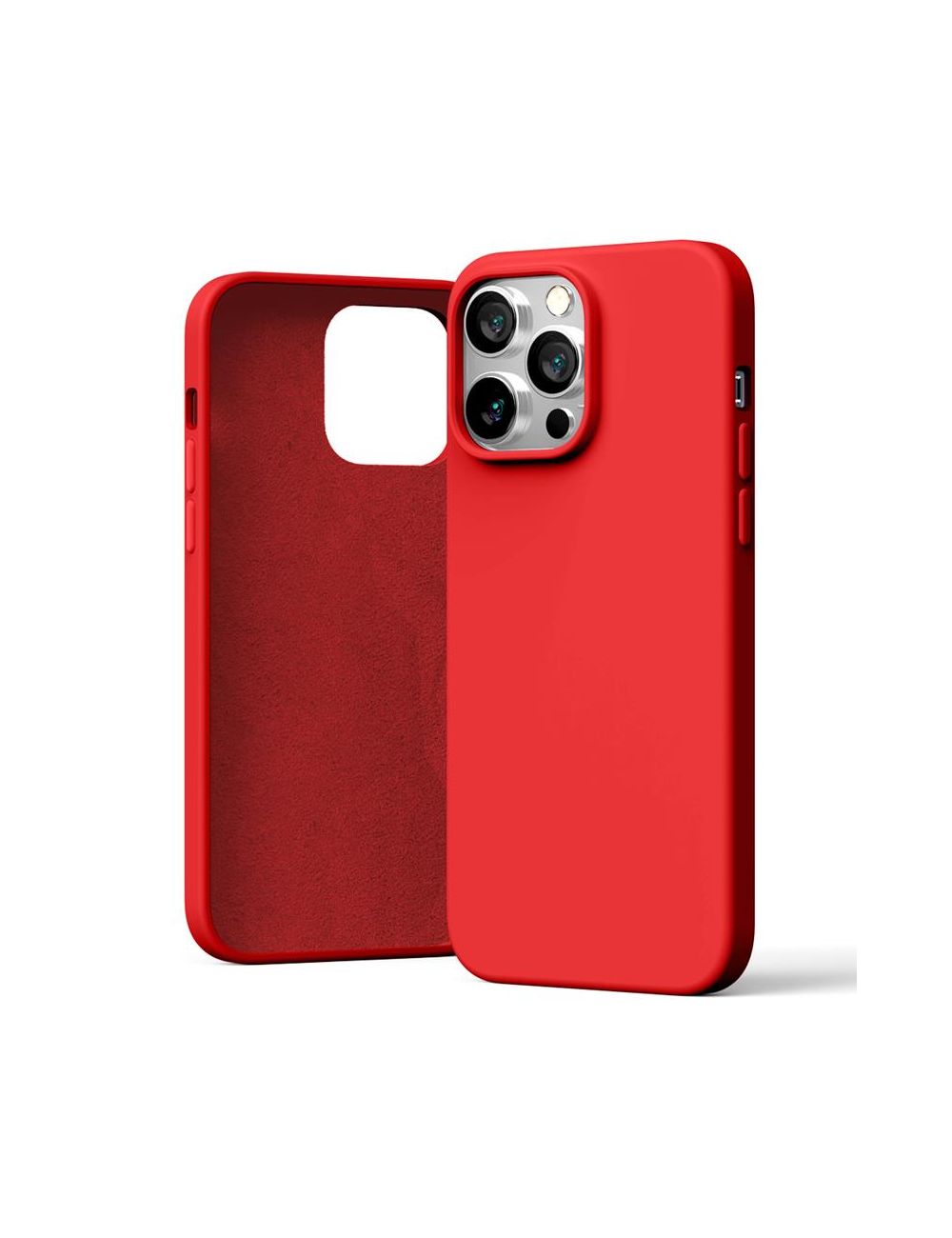 MERCURY SILICONE CASE IPHONE 15 PRO MAX (6.7), RED / CZERWONY