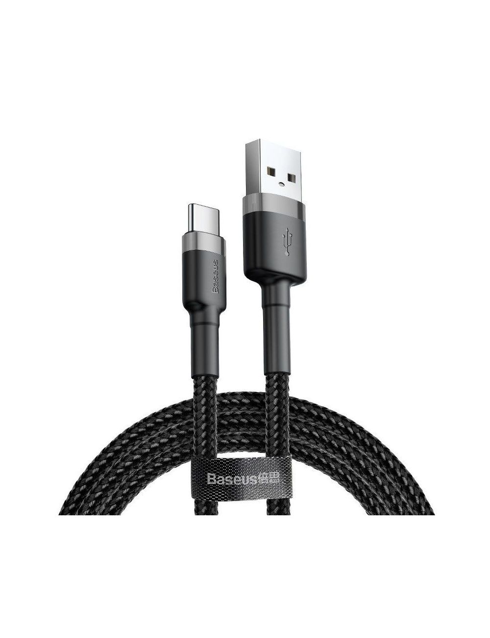 KABEL BASEUS CAFULE USB/USB-C 2A 3M GREY/BLACK