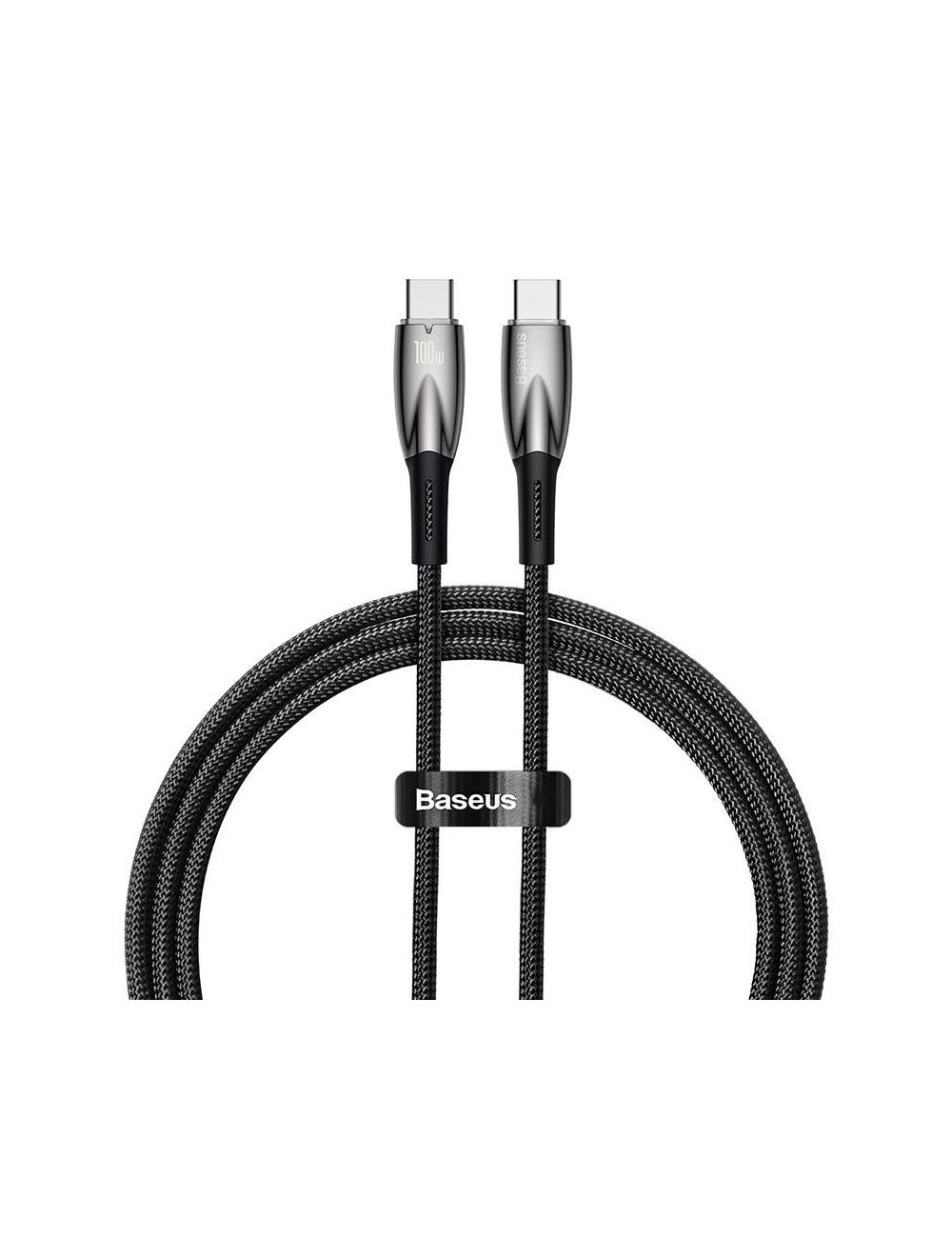 KABEL BASEUS GLIMMER USB-C/USB-C 100W 1M BLACK