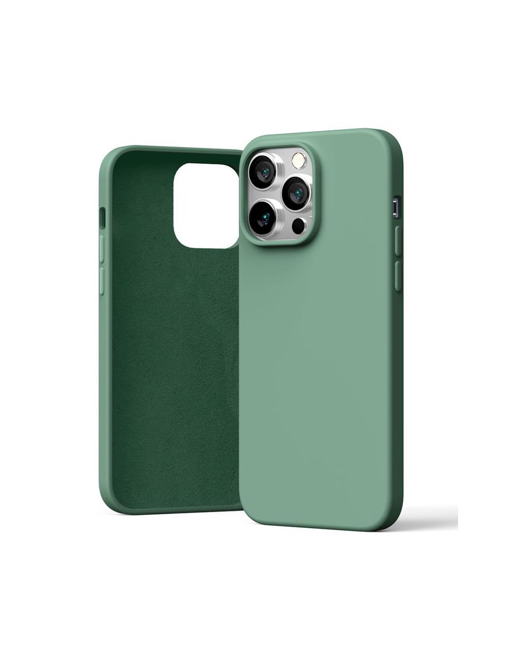 MERCURY SILICONE CASE IPHONE 15 PRO MAX (6.7), GREEN / ZIELONY