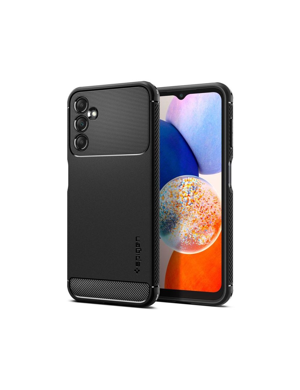 SPIGEN RUGGED ARMOR Samsung A14 5G MATTE BLACK