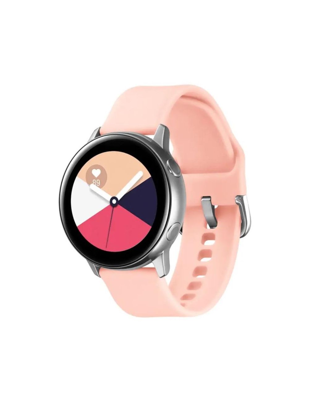 SILIKONOWA OPASKA DO SMARTWATCH 20MM UNIWERSALNA, LIGHT PINK / J. RÓŻOWY