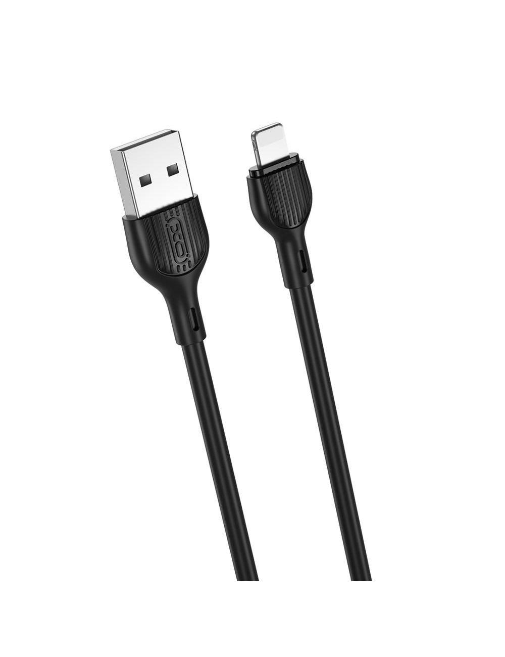 XO KABEL NB200 USB-LIGHTNING 2m 2,1A BLACK